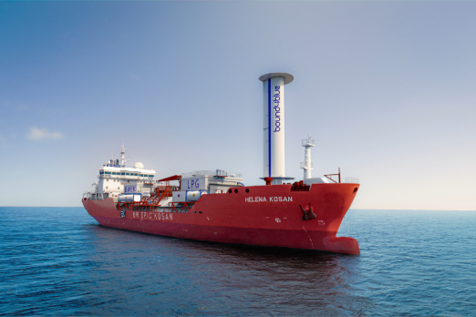 Bound4blue to Install Wind Propulsion System on BW Epic Kosan's LPG Ship