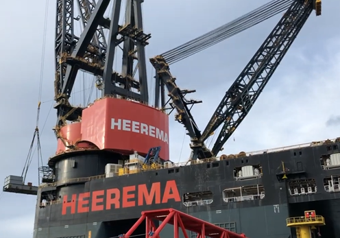 Crane Vessel Takes on Carbon Capture System