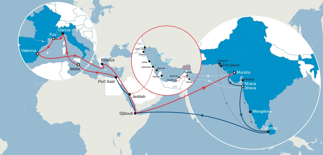 CMA CGM Tests Wider Return to Red Sea with Seven Container Services