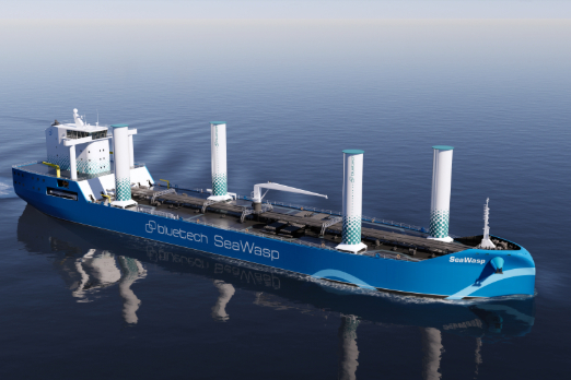 Bluetech and INSW Unveil New Wind-Powered Tanker Design