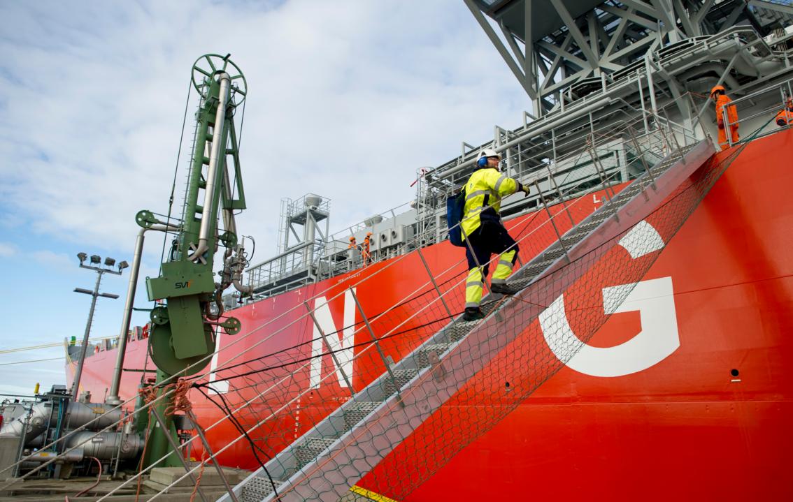 First Voyage for European LNG Bunker Tanker