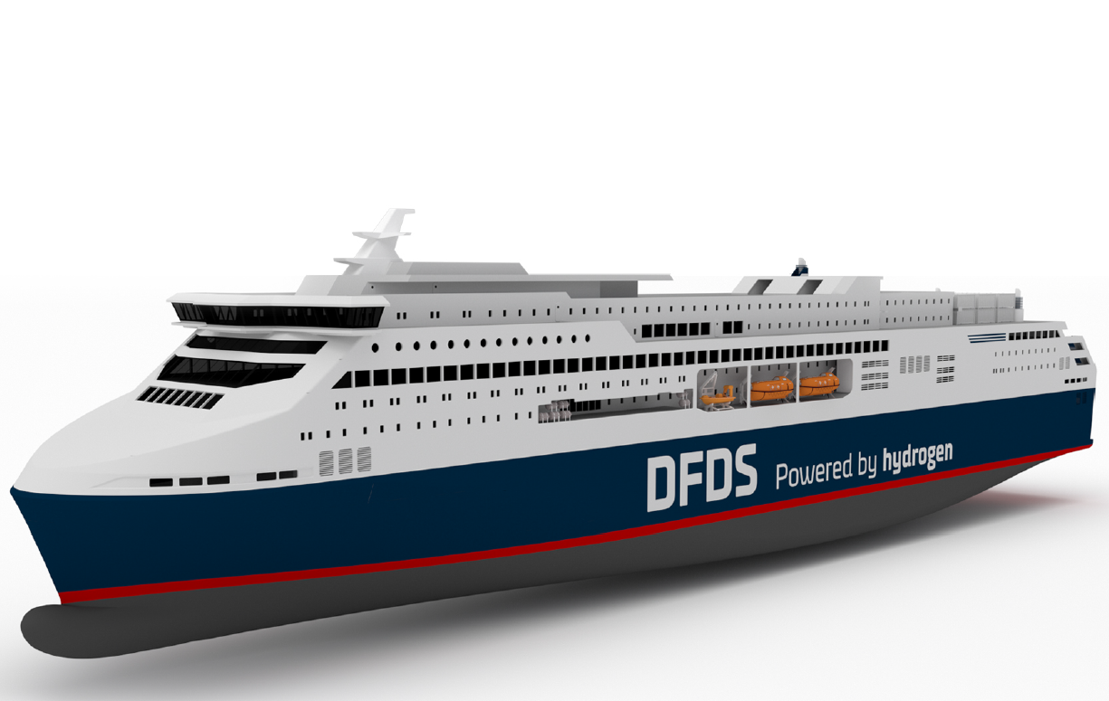 DFDS Seeks Green Hydrogen-Powered Ferry by 2027
