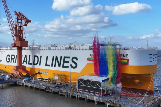 Grimaldi Takes Delivery of Ammonia-Ready Car Carrier