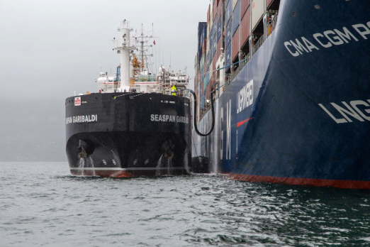 Seaspan Energy Completes First LNG Bunkering of Boxship in Canada
