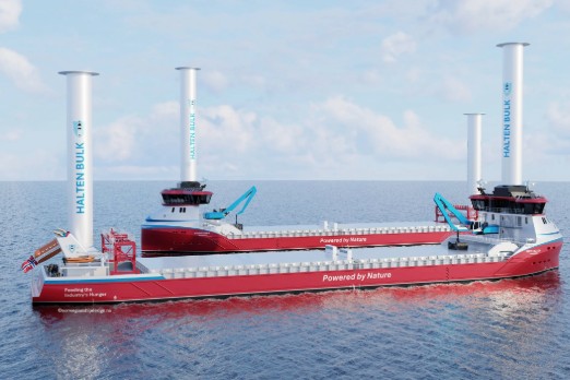 Halten Bulk Orders Two Wind-Assisted Vessels with Options for Two More