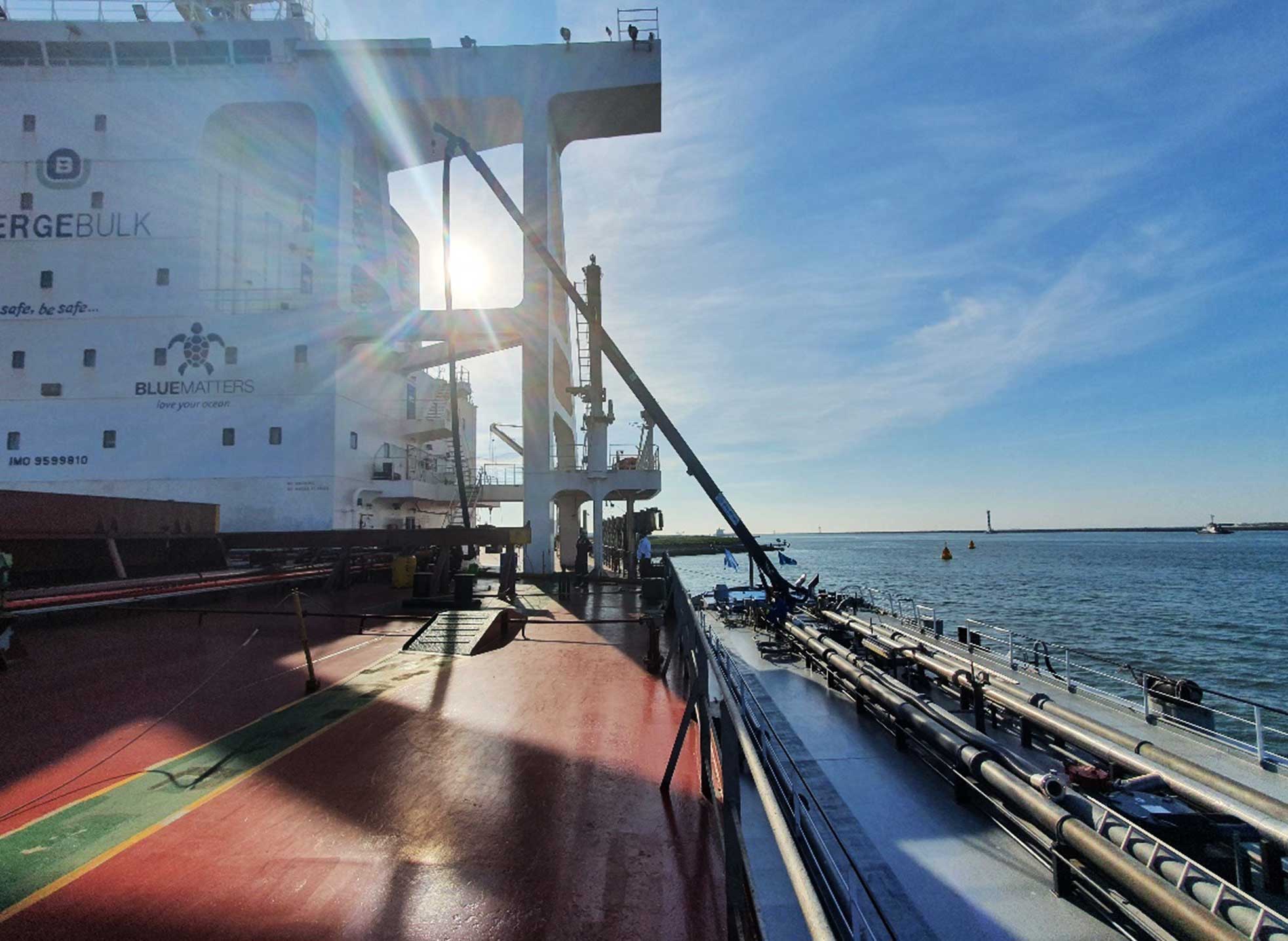 Berge Bulk and BHP Use 100% Biofuel in Trial Iron Ore Voyage