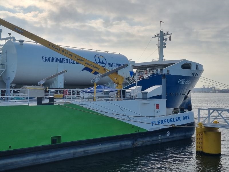 Sweden's Furetank Takes on Bio-LNG Bunkers at Amsterdam