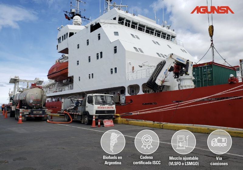Agunsa Launches Biofuel Bunker Supply in Argentina