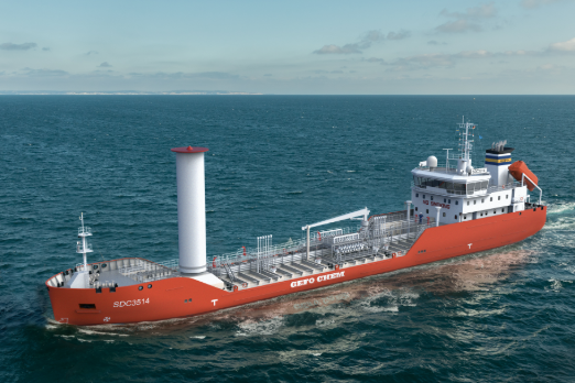 Norsepower to Equip Six New GEFO Tankers with Rotor Sails