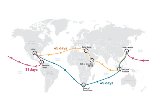 Interactive Report: Taking the Long Way Around - Ships Divert From the Panama Canal