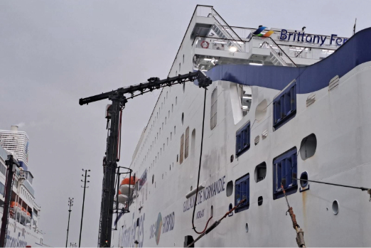 UK Port Completes Shore Power Dry Run With Brittany Ferries Ship
