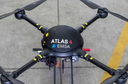 EMSA Deploys Sulfur Sniffer Drone at Marseilles-Fos