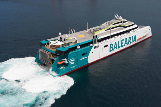 Balearia Adds LNG-Fuelled Fast Ferry to Canary Islands Network