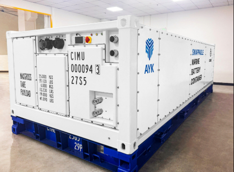 AYK Energy to Unveil First Swappable Containerised Marine Battery System