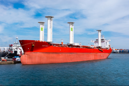 Bound4blue Completes Suction Sail Installation on Marflet Marine's Tanker