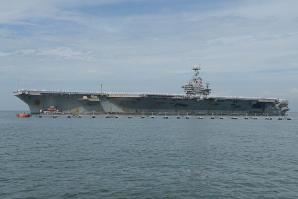 US Aircraft Carrier Collides With Bulker in Mediterranean