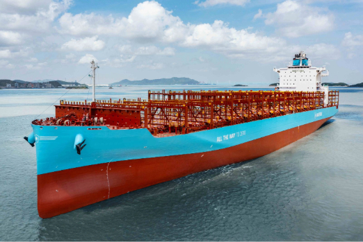 Tsuneishi Delivers Third Methanol Dual-Fuel Boxship