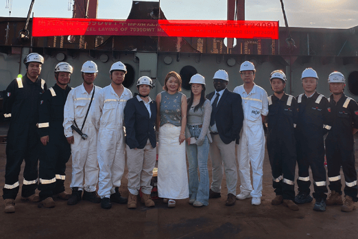 Fratelli Cosulich Methanol Bunker Vessel Progresses with Keel Laying