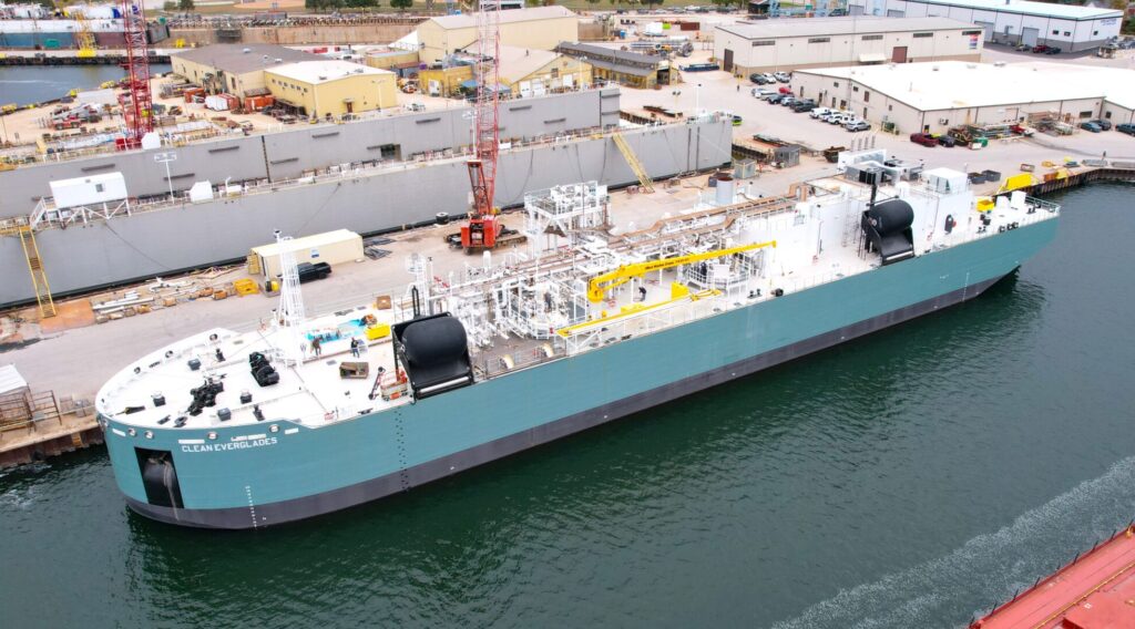 Seaside LNG Takes Delivery of New Bunkering Vessel for Gulf of Mexico