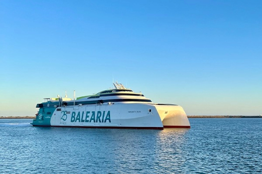 Wärtsilä Secures 10-Year Maintenance Deal with Baleària for LNG-fuelled Ferry