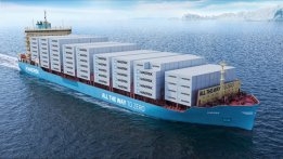 Maersk's First Methanol-Powered Ship Floats Out