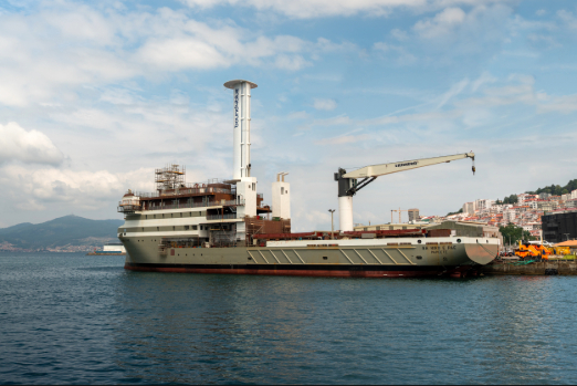 Bound4blue Installs Wind Propulsion System on Multipurpose Ship