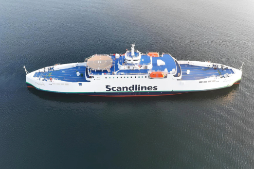 Scandlines Christens Battery-Powered Freight Ferry for Rodby-Puttgarden Route