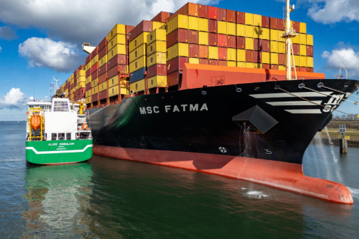 Titan Supplies LNG to MSC Boxship for First Time in ARA