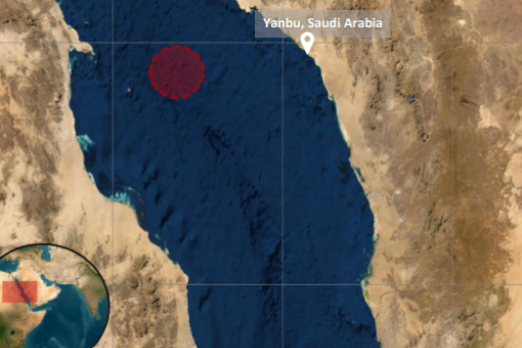 Tanker Hit Off the Coast of Saudi Arabia