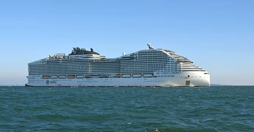 MSC Cruises' LNG-Fuelled Ship Wraps Up Sea Trials Ahead of Launch