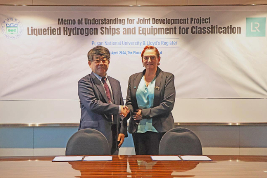 LR Partners with PNU on First Liquid Hydrogen Shipping Certification Framework