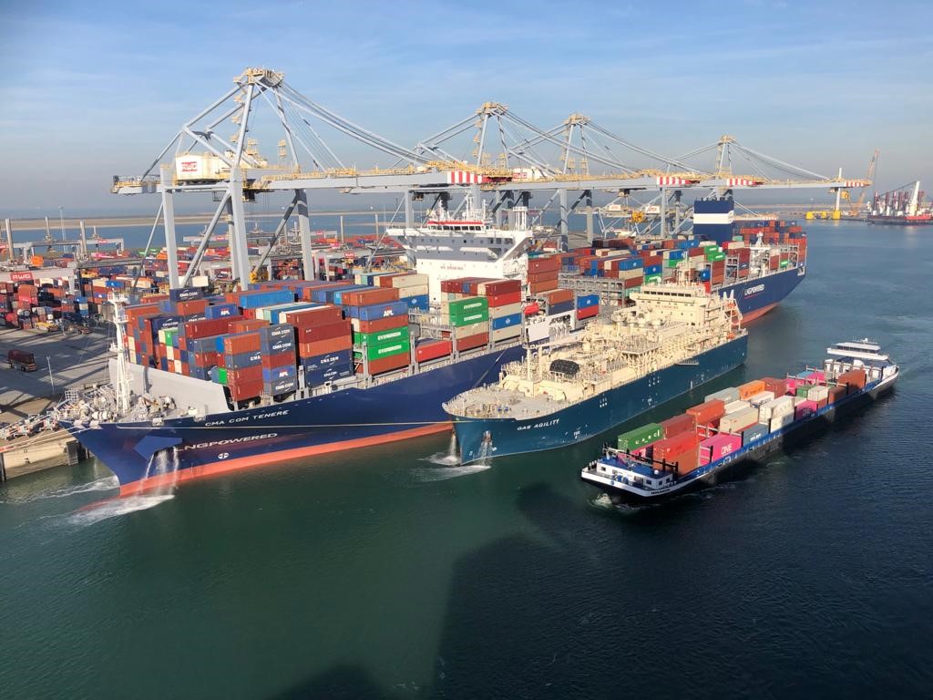 Rotterdam LNG Bunker Demand to Surge as CMA CGM Boxships Arrive
