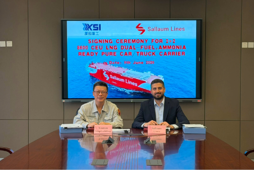 Sallaum Lines Orders Two Dual-Fuel LNG Car Carriers
