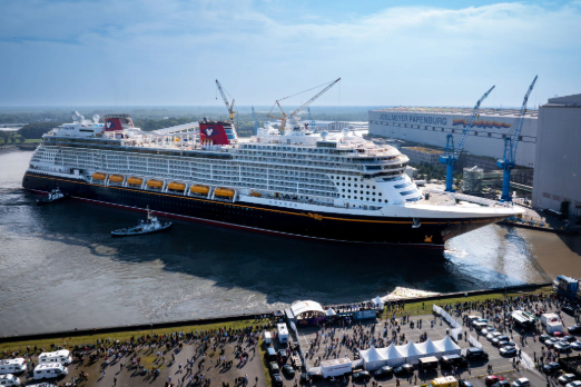 Disney Cruise Line's New LNG-Fuelled Ship Launched in Germany