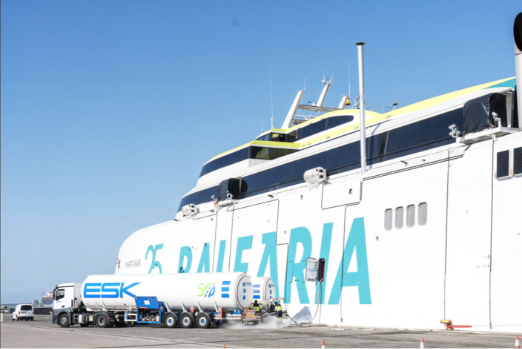 Balearia Using Bio-LNG to Fuel Three Ships