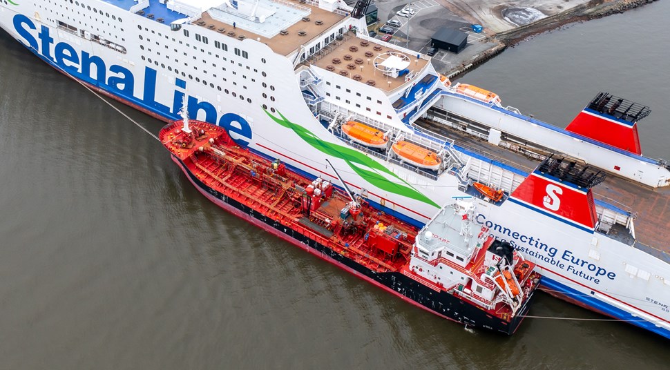 Ship-to-Ship Methanol Bunkering for Stena Germanica at Gothenburg