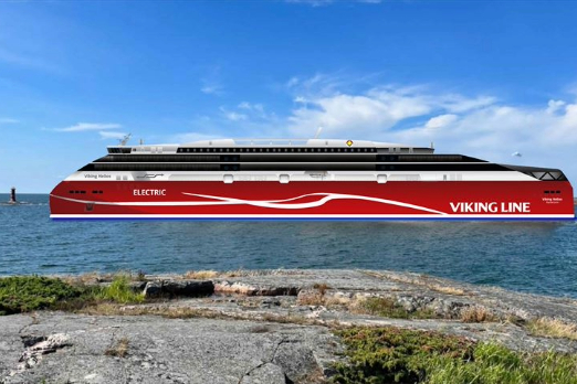 Viking Line Unveils Concept for World's Largest Electric Ferry