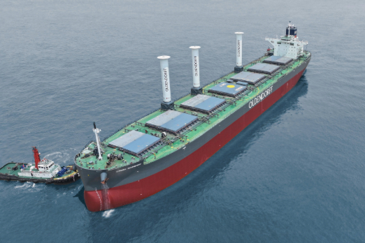 Oldendorff Completes Rotor Sails Installation on Bulker