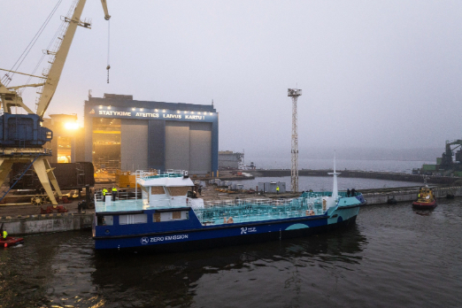 Lithuania's First Electric-Hydrogen Vessel Nears Completion