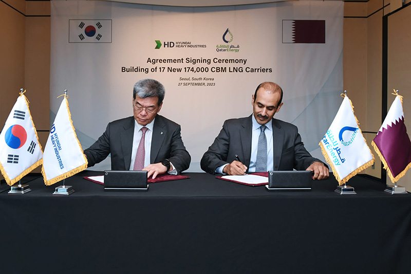 QatarEnergy Orders 17 New LNG Carriers in $3.9 Billion Deal
