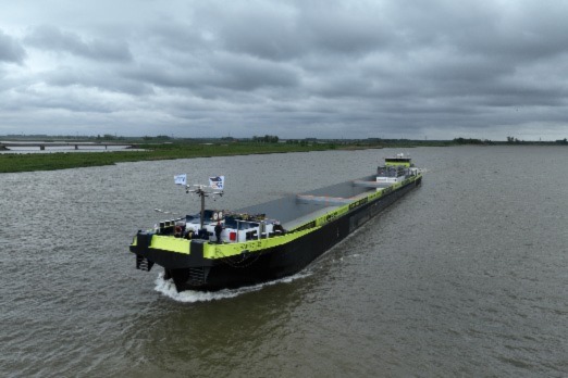 Hydrogen-Powered Inland Container Ship Launched at Rotterdam