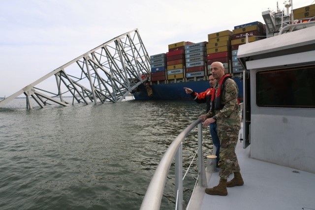 US Army Expects Full Reopening of Port of Baltimore by End of May
