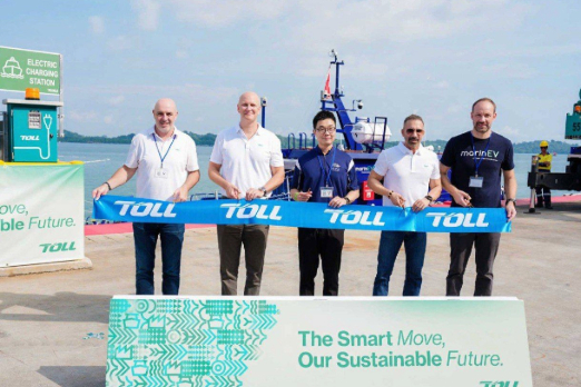 Toll Group Introduces Singapore's First Decarbonisation Hub for Electric Supply Vessels
