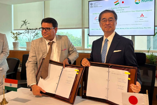Mitsubishi Firm Signs Green Methanol Offtake Deal with India's ACME
