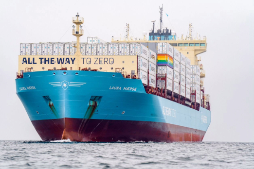 Maersk Dual-Fuel Boxship Takes 100% Ethanol Bunker Delivery in Rotterdam