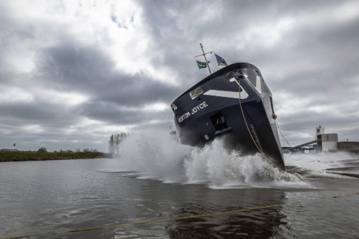 Dutch Vertom Group Launches Diesel-Electric Vessel