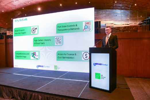 Arkas Bunker Supplied Over 15,000 MT of Biofuel in Two Years