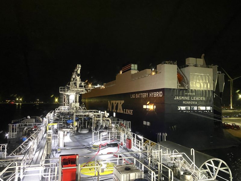 Titan Announces First Ship-to-Ship LNG Bunkering With NYK Line