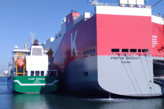 Titan Supplies First LNG to K Line at Zeebrugge Under Term Contract