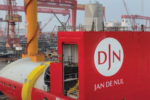Jan De Nul Floats Out Second Methanol-Fuelled Cable Laying Ship